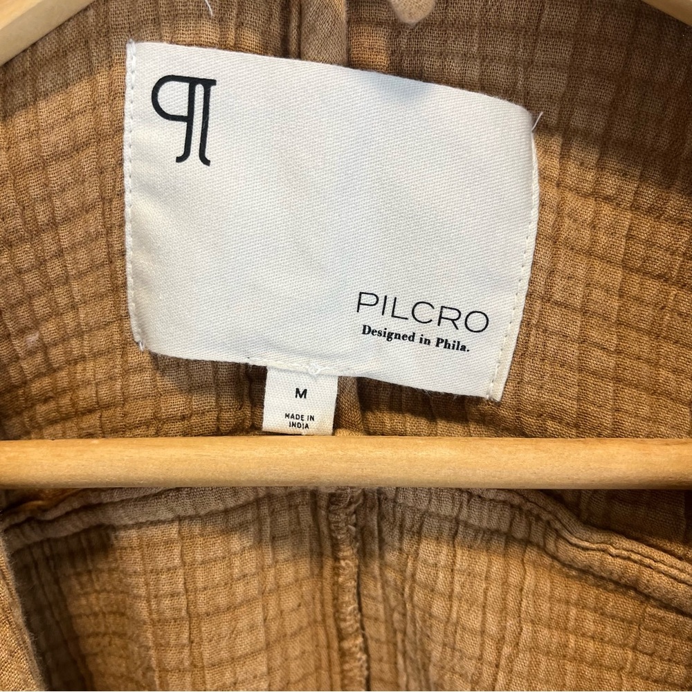 Pilcro Textured Teddy Jacket in Caramel - Picture 4 of 11